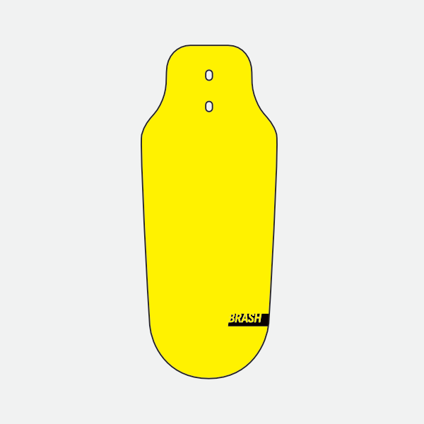 Jaune mudguard flap